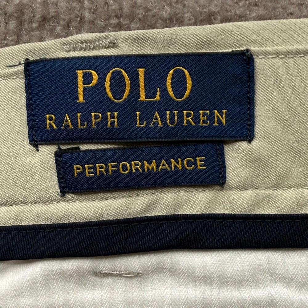 Polo Ralph Lauren Performance Men 31 Khaki Stretch Classic Fit Chino Golf Shorts